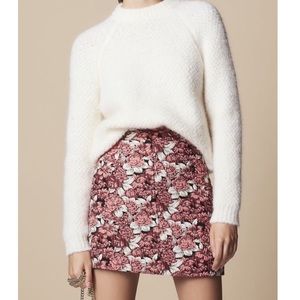 Sandro Daniela Floral Mini Skirt Size 1